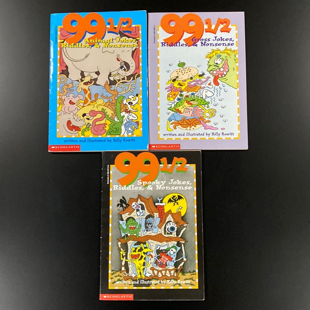 99 1/2 Joke Books by Holly Kowitt - 3 Book Bundle